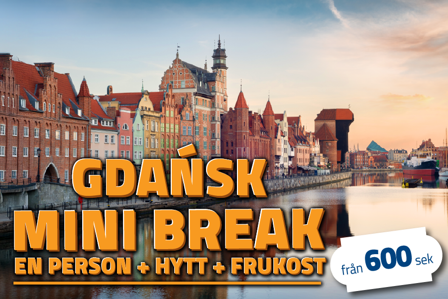 Gdansk Mini Break | Nynäshamn - Gdańsk